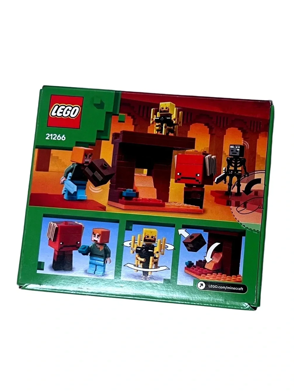 LEGO Minecraft 21266 The Nether Lava Battle Set New Sealed